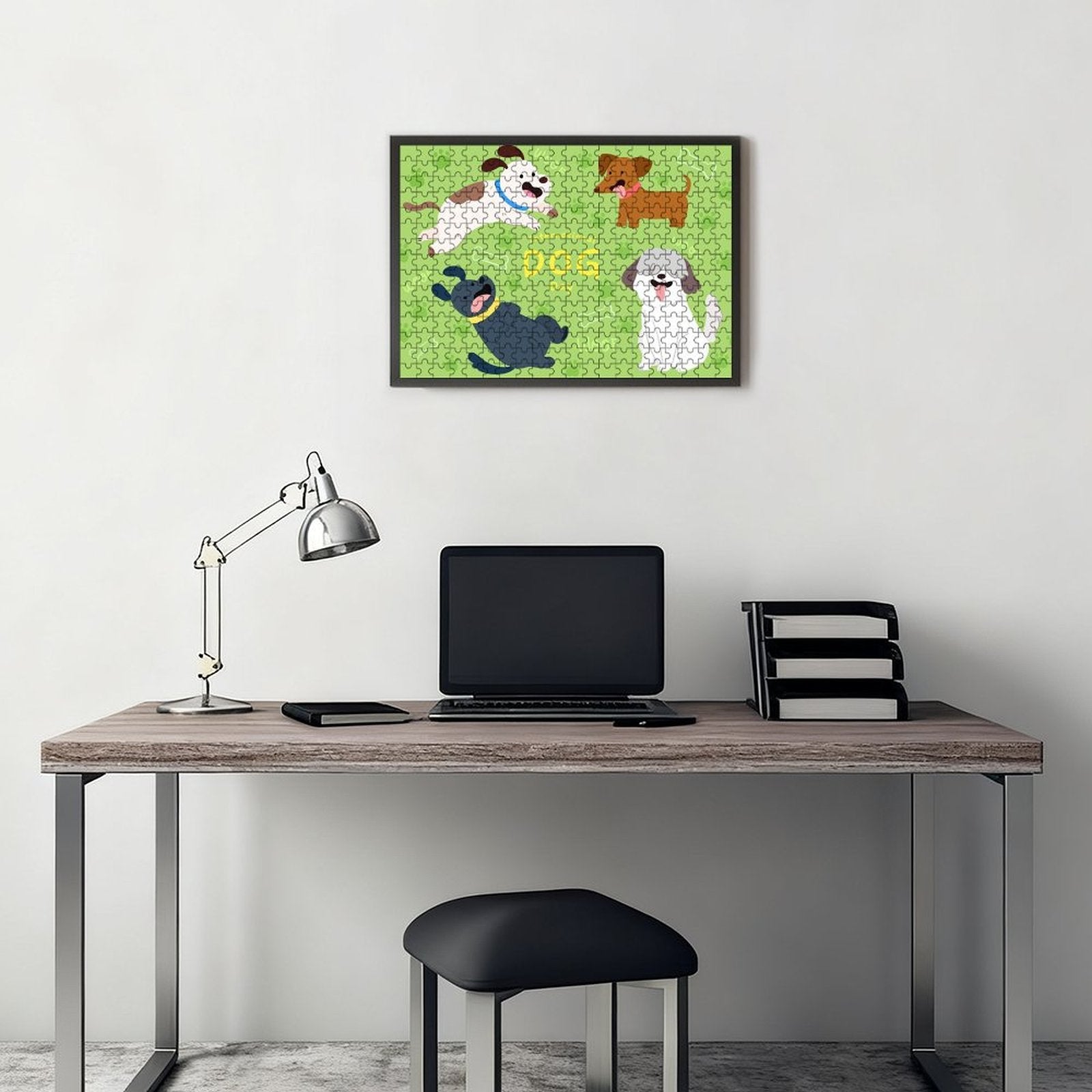 300-Piece Wooden Dog Jigsaw Puzzle – Family Fun Educational Toy, Stress Relief & Decorative Art