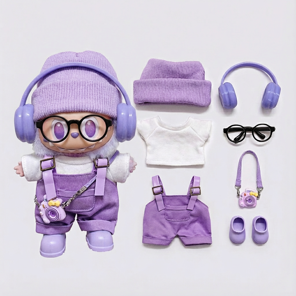 17cm Doll Clothes(NO Doll), Cute Dolls Outfit Accessories