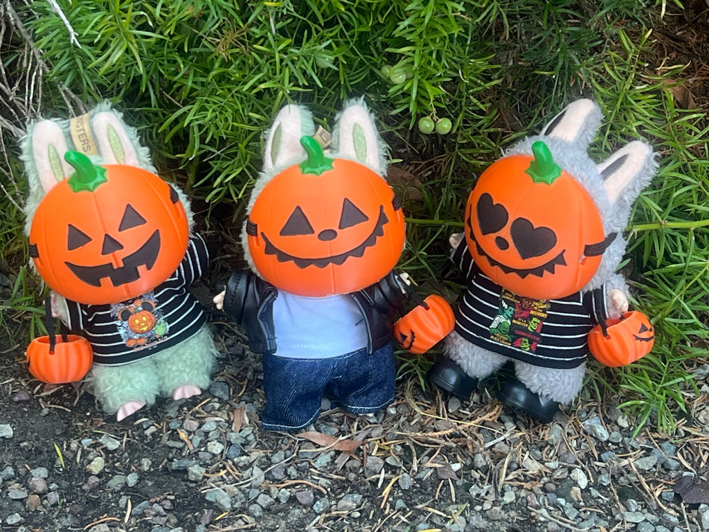 Labubu Jack o Lantern Halloween Mask Set