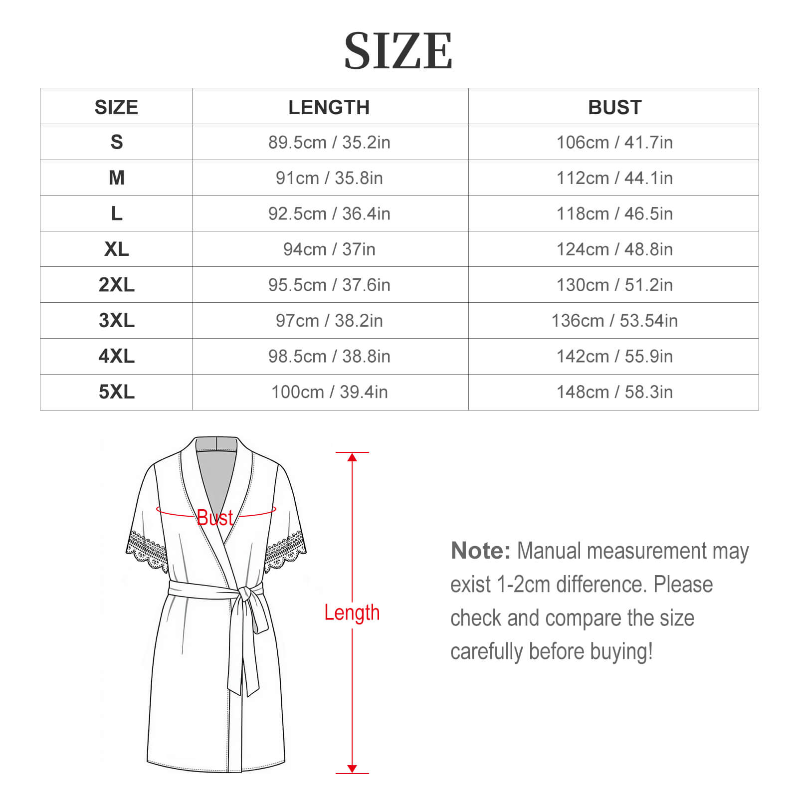 Women's Elegant Botanical Leaf Print Robe with Lace Trim, Short Sleeve Belted Loungewear