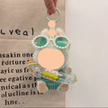 Dopamine Labubo Outfits Plaided Swimsuit Accessories Summer Keychain Labubo Clothing Labubo Outfit
