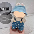 17cm Labubo Clothing Star Cowboy Keychain Labubo Clothes Have a Seat Labubo Doll Clothes