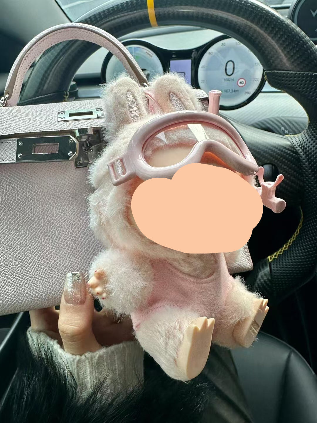 Labubo Clothing Keychain Labubo Clothes Transparent Glasses