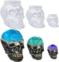 3D Skull Resin Molds - Set of 3