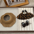 Leopard Print Skirt Have a Seat Labubo Doll Clothes