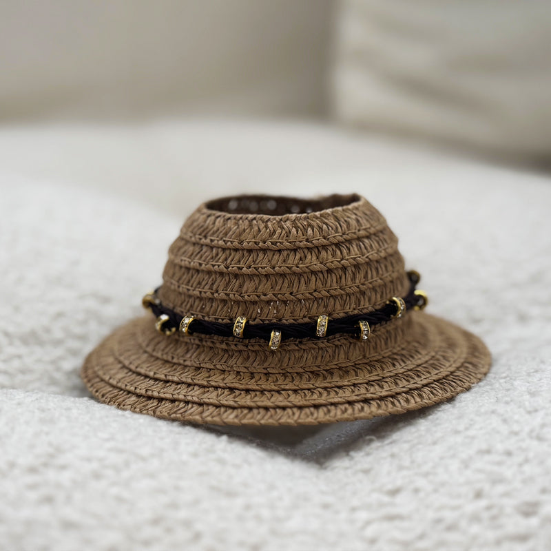 Keychain Labubo Clothes 17cm Labubo Clothing Straw Hat