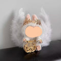 Labubo Have A Seat Clothes Angle with Ring Hair Accessoires Labubo Keychain Labubo Clothing Clothes Labubo Keychain Labu