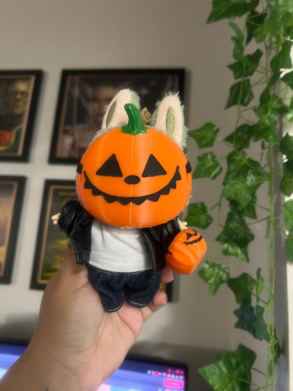 Labubu Jack o Lantern Halloween Mask Set