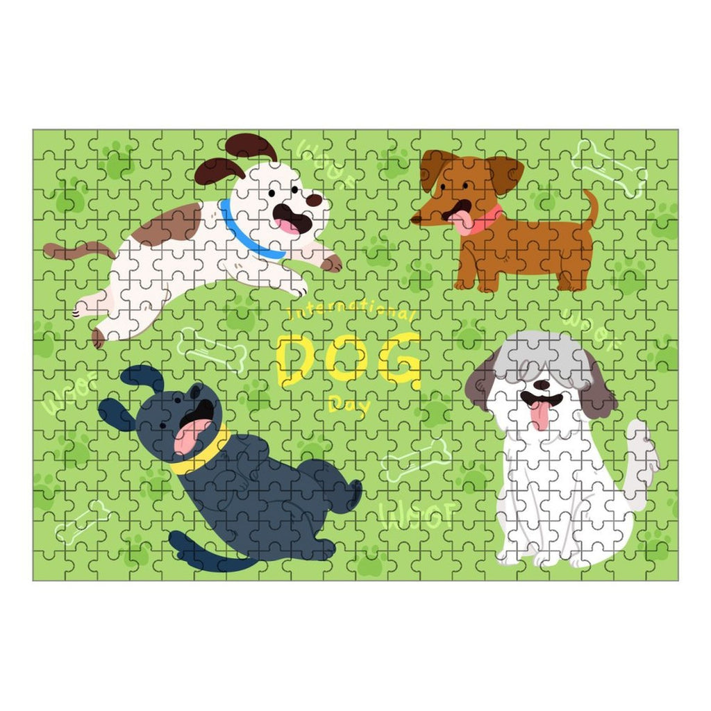 300-Piece Wooden Dog Jigsaw Puzzle – Family Fun Educational Toy, Stress Relief & Decorative Art