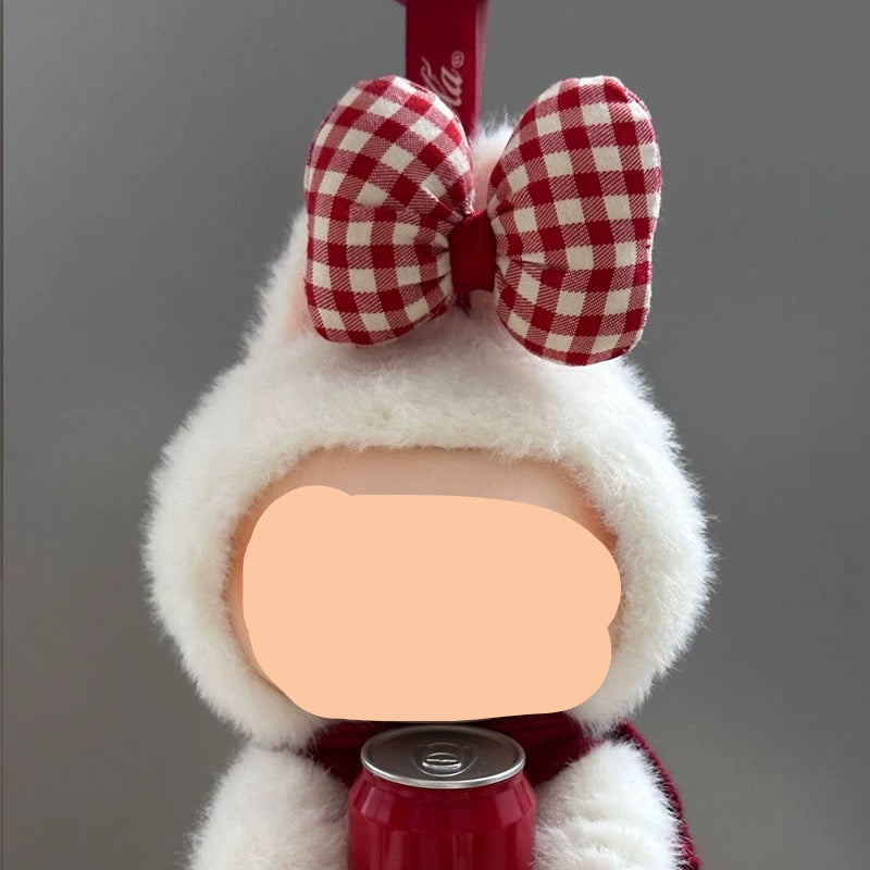 Labubo Clothing Keychain Labubo Clothes Red Glasses