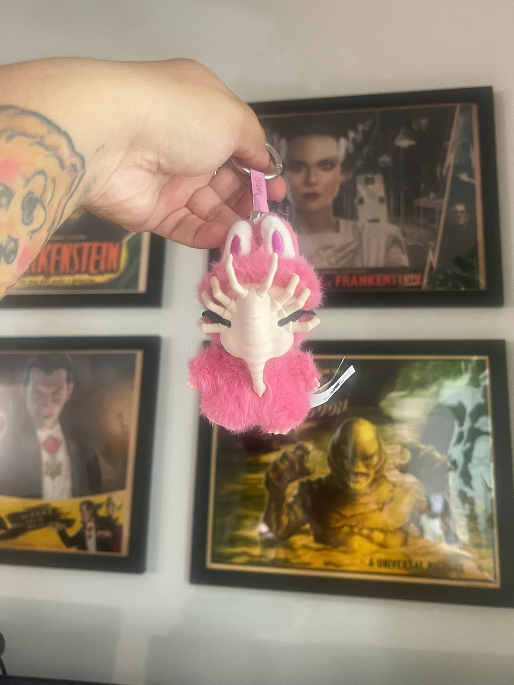 Labubu Pin for Love Baby Face Hugger Mask