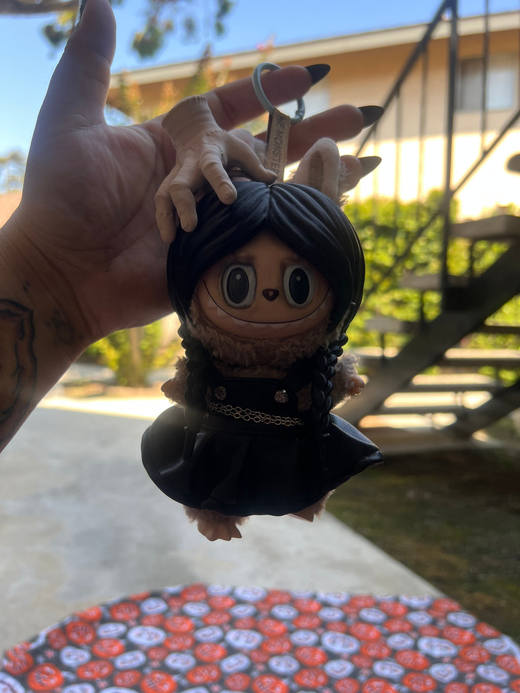Labubu Wednesday Addams Costume Set