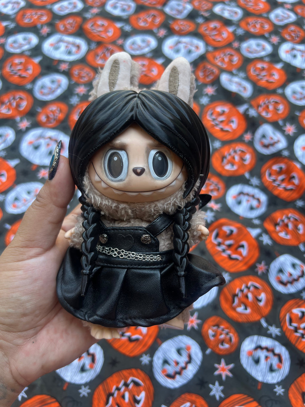 Labubu Wednesday Addams Costume Set