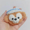 Girl's Cute Bear AirPods Pro Case Handmade Crochet AirPods 1/2 Cases Khaki Airpod Case Cover