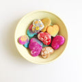 Needle Felting Crafts Heart Colorful Jewelry Brooch Hair Clip
