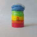Felting Wool For Needle Felting Wool Roving Wet Felt Rainbow Short Fiber