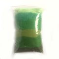 Needle Felting Wool Green Analogous Colors Wool Roving 66s Merino Wool Needle Felting Supplies