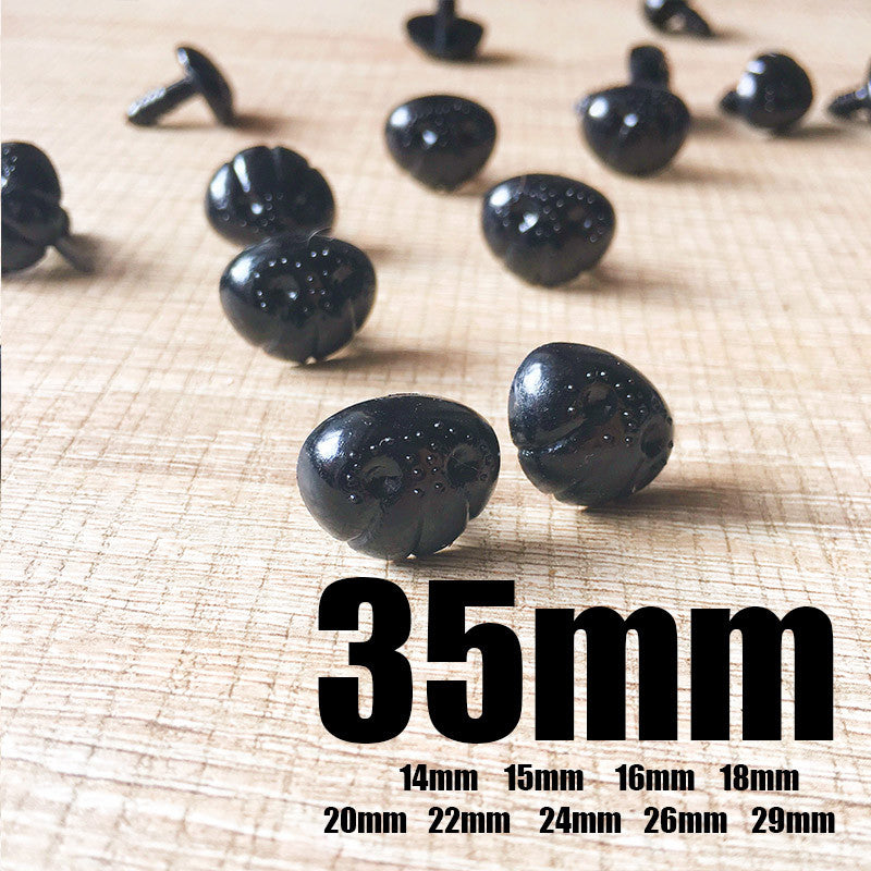 Needle felting supplies animal dog puppy nose 5 pieces 35mm Safety nose Animal nose Amigurumi nose Doll nose Stuffed Toy nose Doll Parts Pla