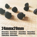 Needle felting supplies animal velour dog puppy nose 10 pieces 24mmx29mm Safety nose Animal nose Amigurumi nose Doll nose Stuffed Toy nose D
