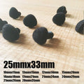 Needle felting supplies animal velour dog puppy nose 10 pieces 25mmx33mm Safety nose Animal nose Amigurumi nose Doll nose Stuffed Toy nose D