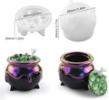 Witch Cauldron Resin Molds - Bubble Cauldron Jar Silicone Mold Halloween